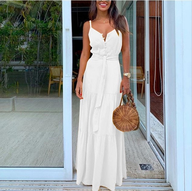 Vestido con cinto