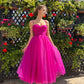 Vestido tiras tul