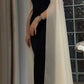 Vestido negro manga larga