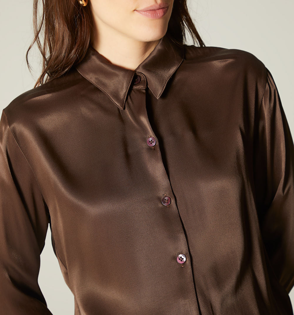 Blusas satinadas