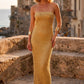 Vestido strapless handmade Maria