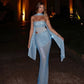 Vestido azul lentejuelas