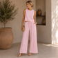 Set rosa lino