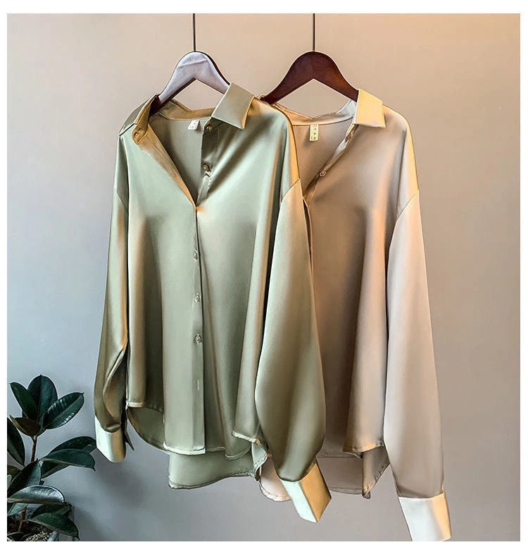 Blusas satinadas