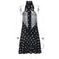 Vestido puntos halter