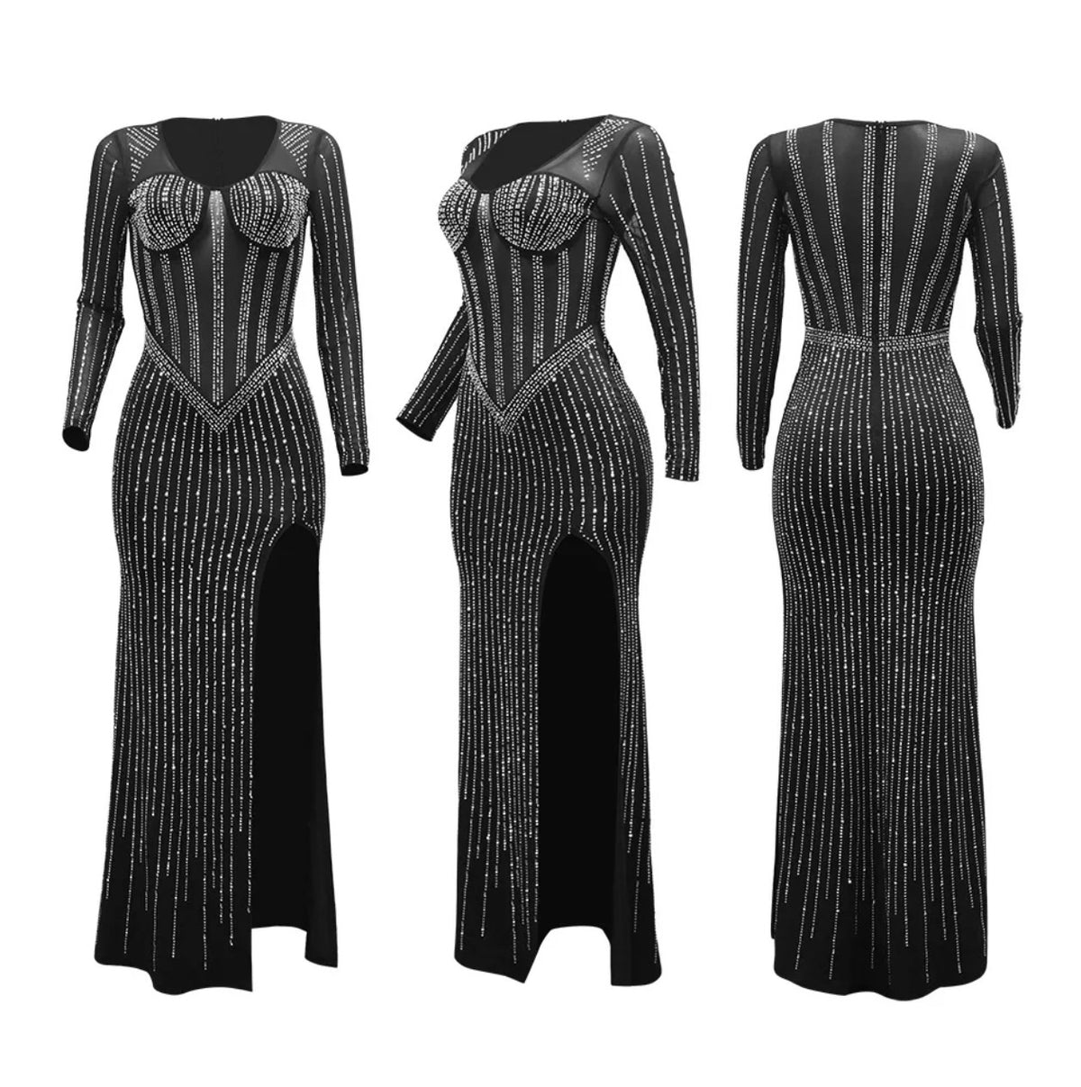 Vestido de Noche Negro