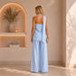 Set lino azul