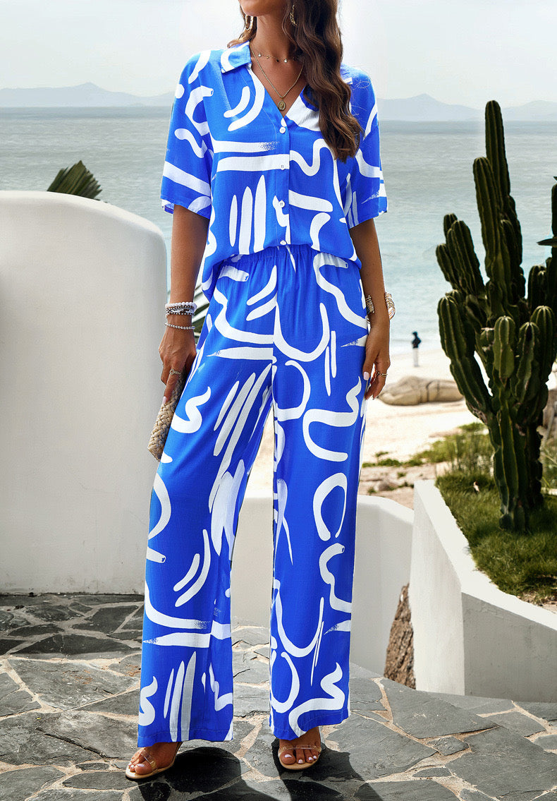 Conjunto 2 pz azul