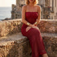 Vestido strapless handmade Maria