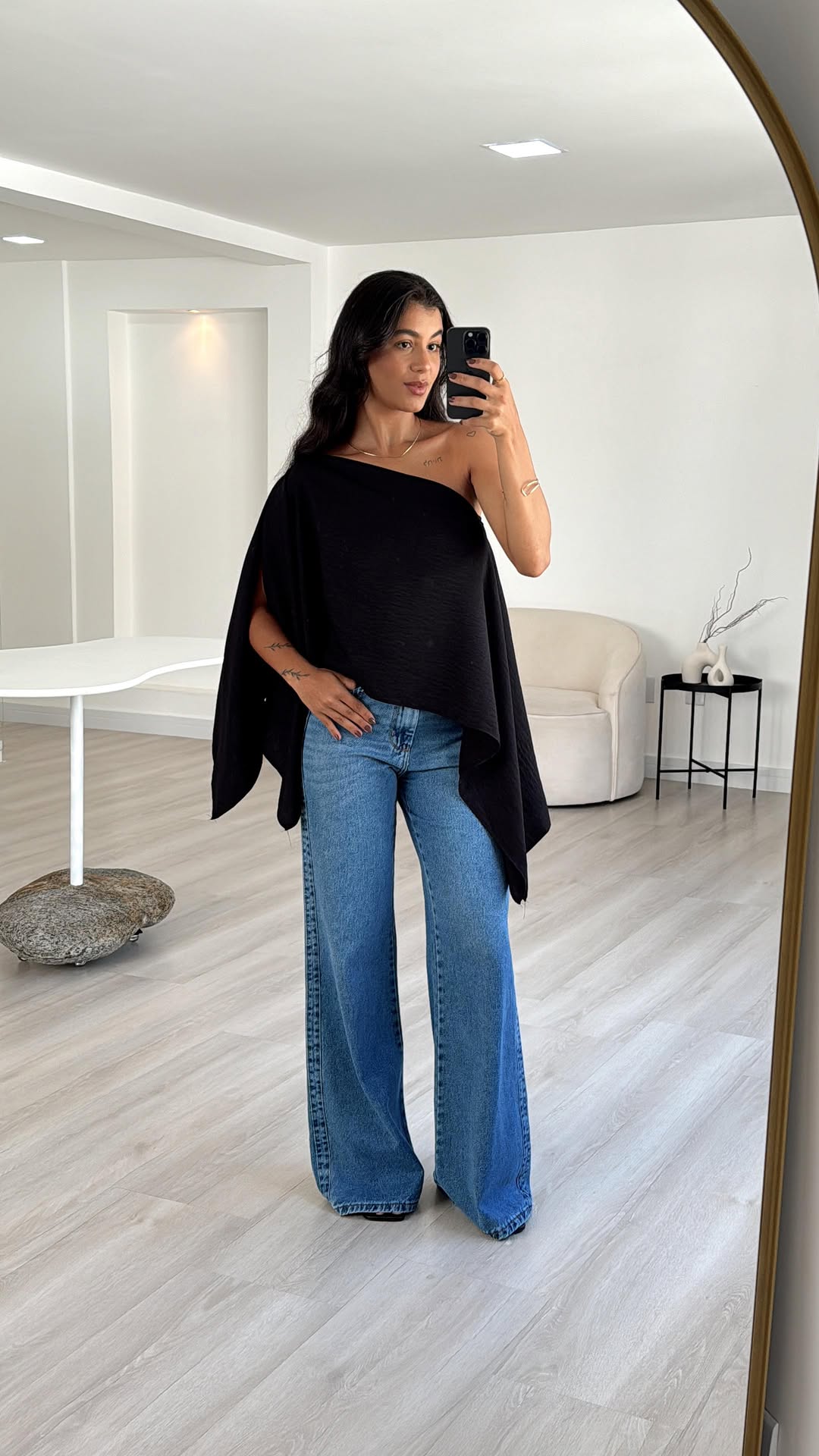Blusa asimétrica