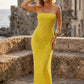 Vestido strapless handmade Maria
