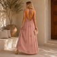 Vestido Halter Rosa