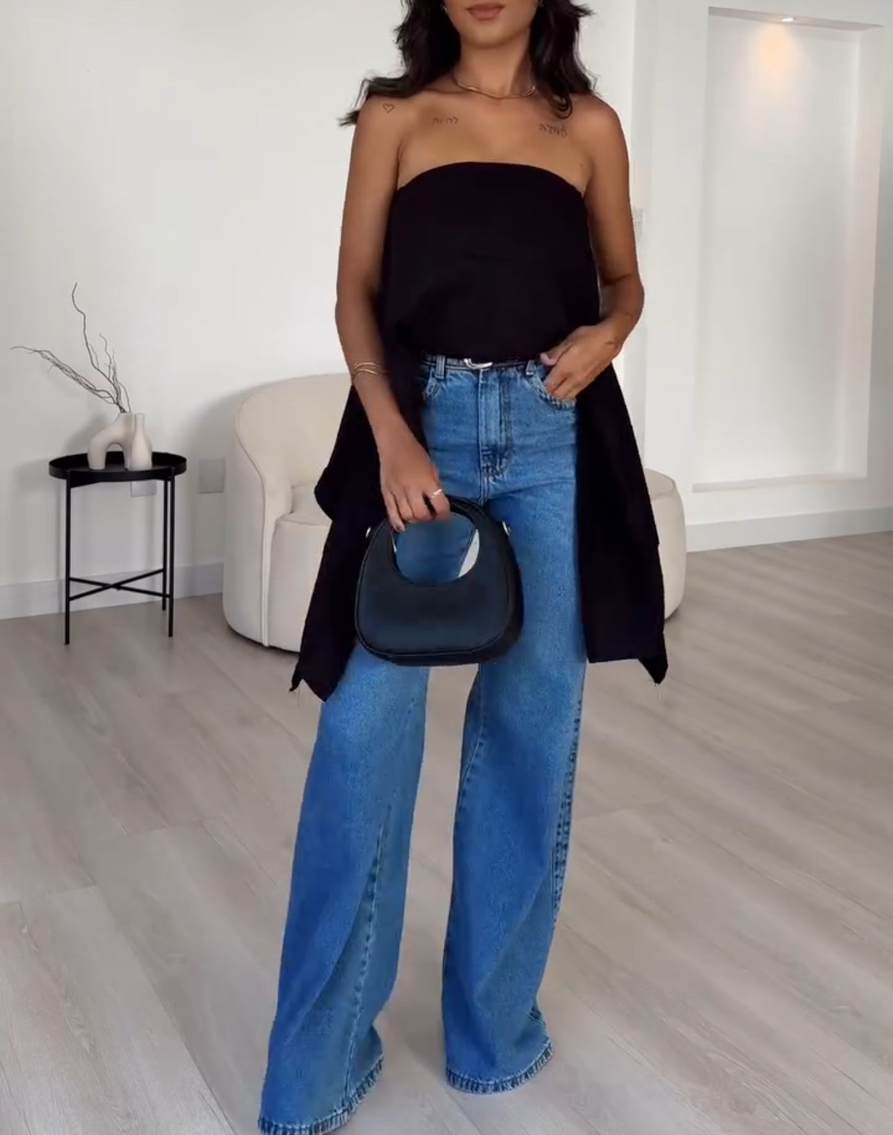 Blusa asimétrica