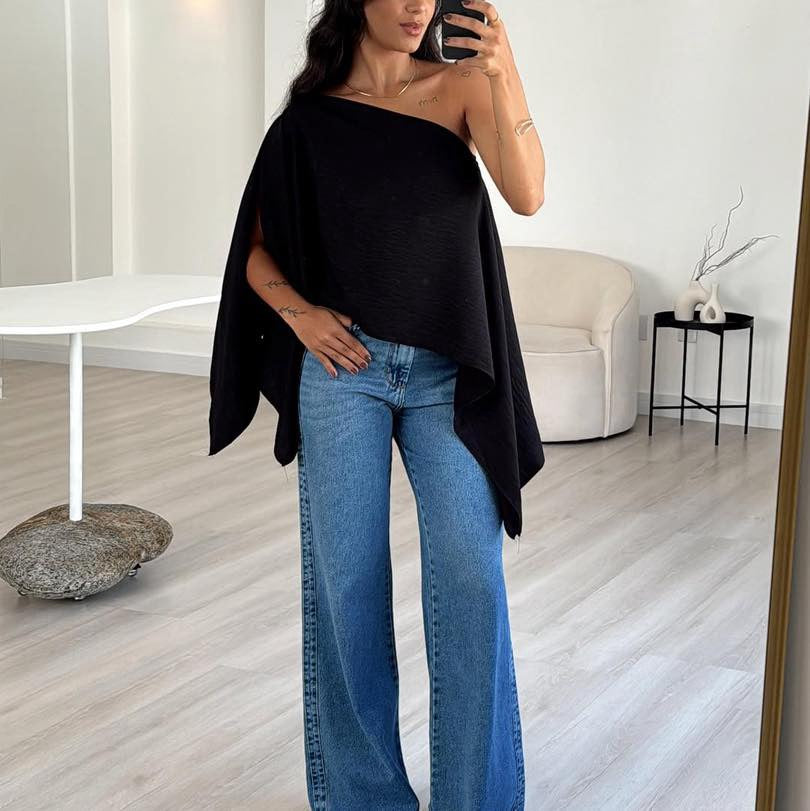 Blusa asimétrica