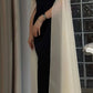 Vestido negro manga larga