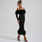 Vestido strapless