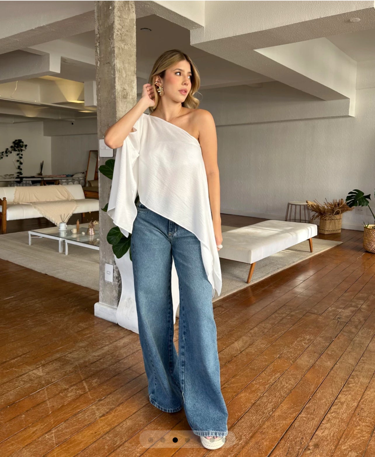 Blusa asimétrica