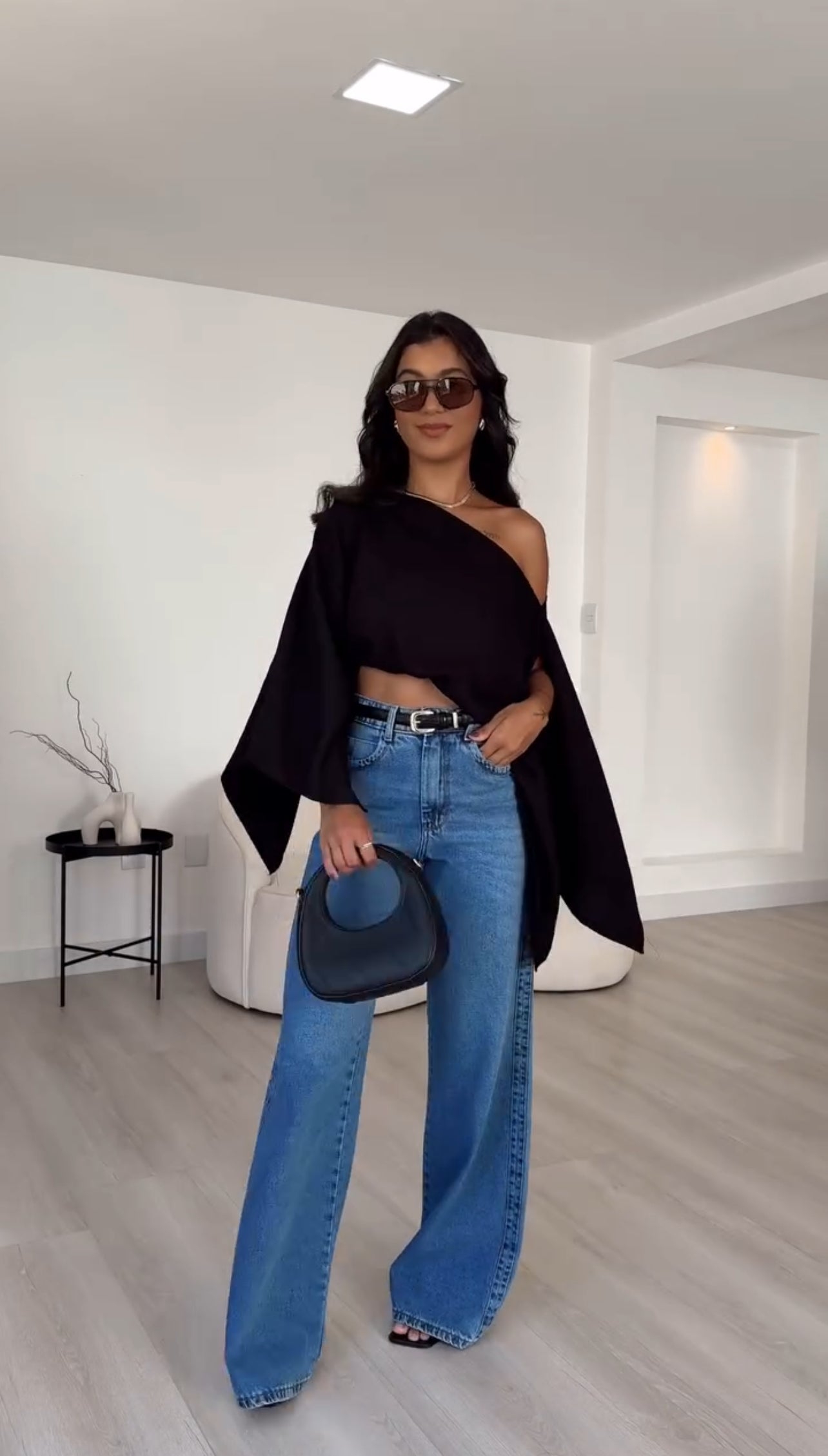 Blusa asimétrica