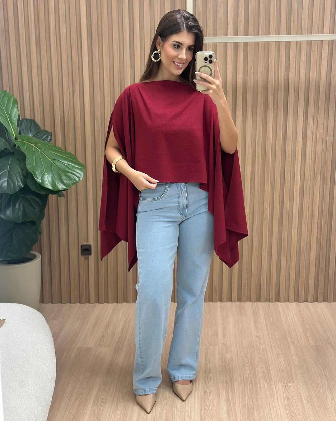 Blusa asimétrica