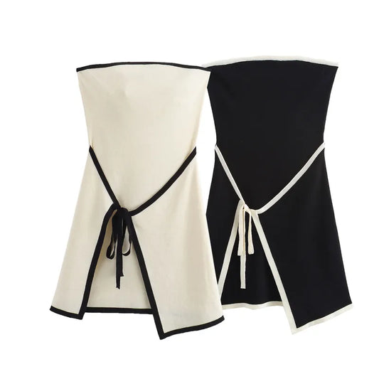 Vestido strapple